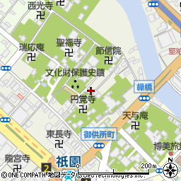 福岡県福岡市博多区御供所町11-44周辺の地図