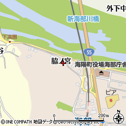 徳島県海部郡海陽町奥浦脇ノ宮39周辺の地図