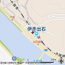 愛媛県大洲市長浜町上老松12-6周辺の地図