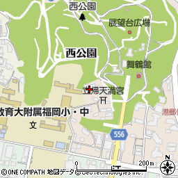 西公園ハウス周辺の地図