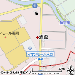 福岡東環状線周辺の地図