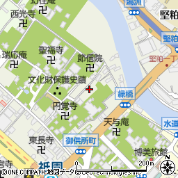 福岡県福岡市博多区御供所町10-30周辺の地図