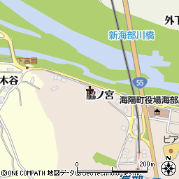 徳島県海部郡海陽町奥浦脇ノ宮42周辺の地図