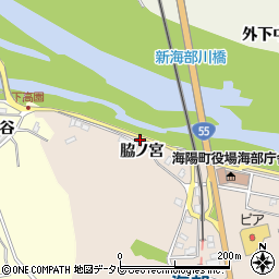 徳島県海部郡海陽町奥浦脇ノ宮77周辺の地図