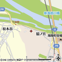 徳島県海部郡海陽町奥浦脇ノ宮50-2周辺の地図