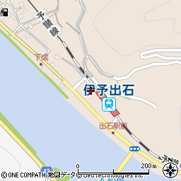 愛媛県大洲市長浜町上老松12-3周辺の地図