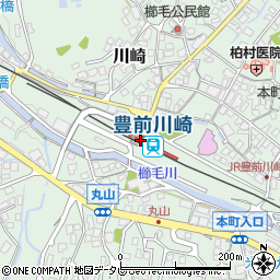 福岡県田川郡川崎町周辺の地図