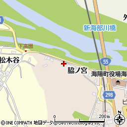 徳島県海部郡海陽町奥浦脇ノ宮50-1周辺の地図