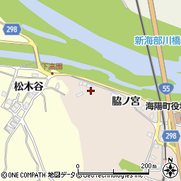 徳島県海部郡海陽町奥浦脇ノ宮53周辺の地図
