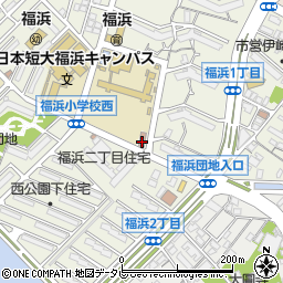 福浜公民館周辺の地図