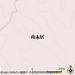 和歌山県東牟婁郡那智勝浦町南大居周辺の地図
