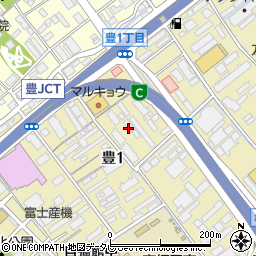 三徳コーポレーション株式会社　福岡営業所周辺の地図