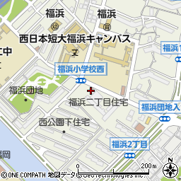中央警察署福浜連絡所周辺の地図