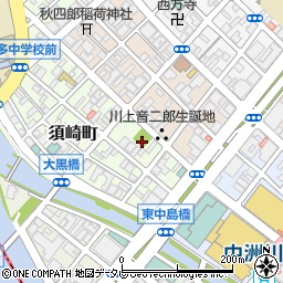 奈良屋公園周辺の地図