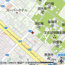 トラストパーク御供所パーキング周辺の地図