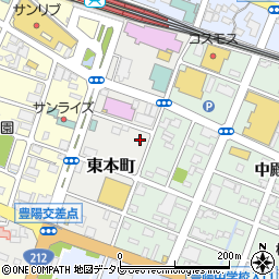 〒871-0032 大分県中津市東本町の地図