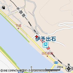 愛媛県大洲市長浜町上老松12-1周辺の地図