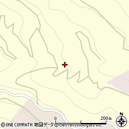 愛媛県大洲市長浜町大越周辺の地図