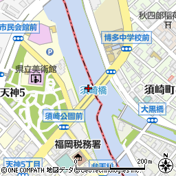 須崎橋周辺の地図