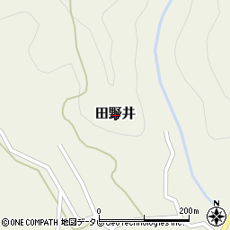 和歌山県西牟婁郡白浜町田野井周辺の地図
