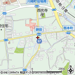 福岡県田川郡川崎町川崎1675-6周辺の地図