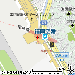 グローバル治療院・福岡空港周辺の地図