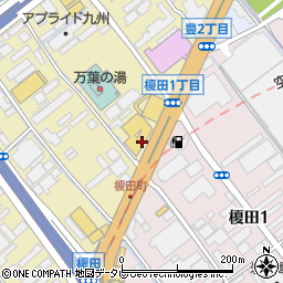 トヨタカローラ博多　空港榎田店周辺の地図