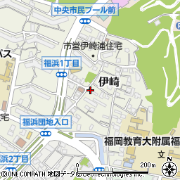 伊崎4番服部宅"akippa駐車場周辺の地図