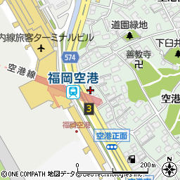 トヨタレンタリース福岡福岡空港店周辺の地図