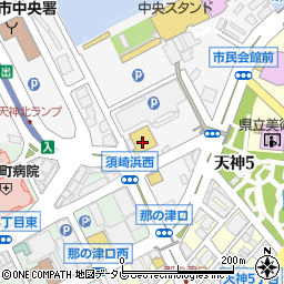 ポプラペラボート福岡店周辺の地図