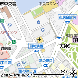 福岡市役所経済観光文化局　ボートレース事業部長・開催運営課周辺の地図