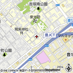 福岡県福岡市博多区吉塚3丁目22周辺の地図