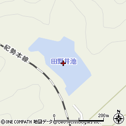 田野井池周辺の地図
