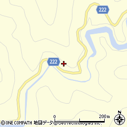 太間川僻地集会所周辺の地図