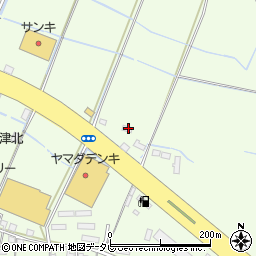 大分県中津市大新田167-1周辺の地図