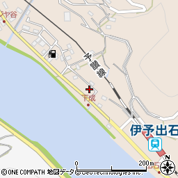 愛媛県大洲市長浜町上老松9-4周辺の地図