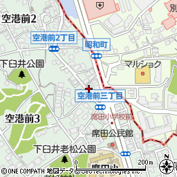 福岡県福岡市博多区空港前3丁目25-37周辺の地図