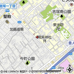 福岡県福岡市博多区吉塚3丁目11周辺の地図