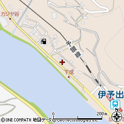 愛媛県大洲市長浜町上老松9周辺の地図