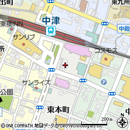 白木屋中津南口駅前店周辺の地図