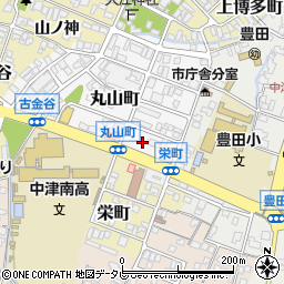 ローソン中津丸山町店周辺の地図