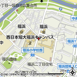 〒810-0066 福岡県福岡市中央区福浜の地図