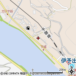 愛媛県大洲市長浜町上老松9-2周辺の地図