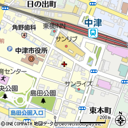 ローソン中津駅南口店周辺の地図