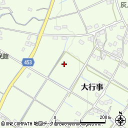 福岡県田川郡大任町大行事周辺の地図