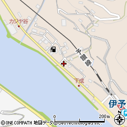 愛媛県大洲市長浜町上老松9-1周辺の地図