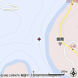 鏡川周辺の地図