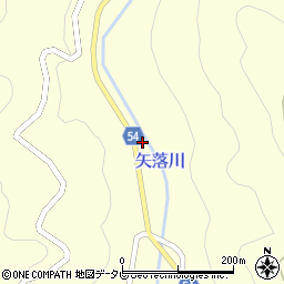 愛媛県大洲市田処196周辺の地図