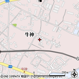 大分県中津市牛神189-6周辺の地図