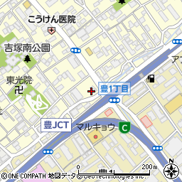 串まん 豊店周辺の地図